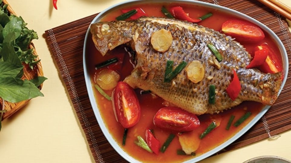 Cá chim kho gừng