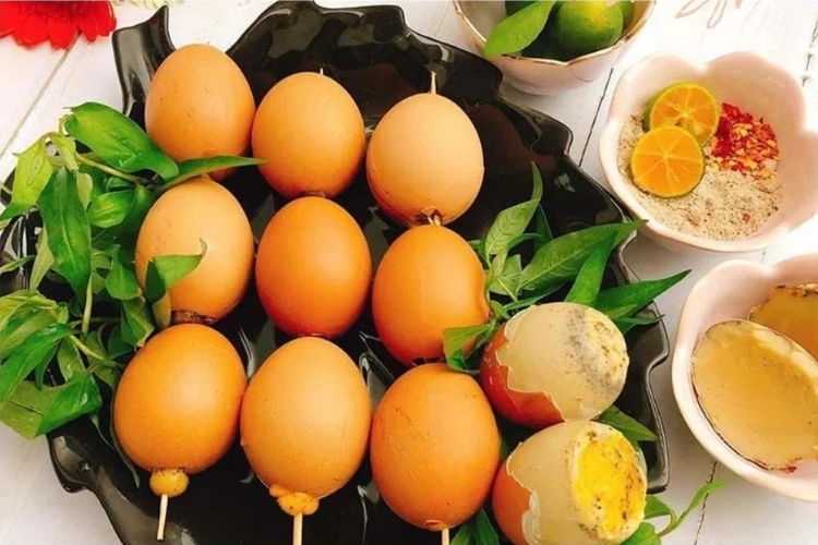 Nướng trứng bằng nồi chiên không dầu