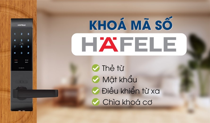 Hafele được vinh danh là thương hiệu khóa điện tử tốt nhất hiện nay