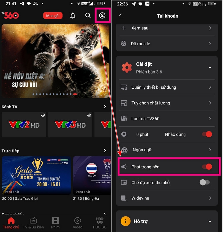 TV360 – Hướng dẫn tải, cài đặt và trải nghiệm (4)