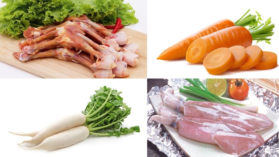 Chuẩn bị nguyên liệu cho món lẩu hải sản nấm