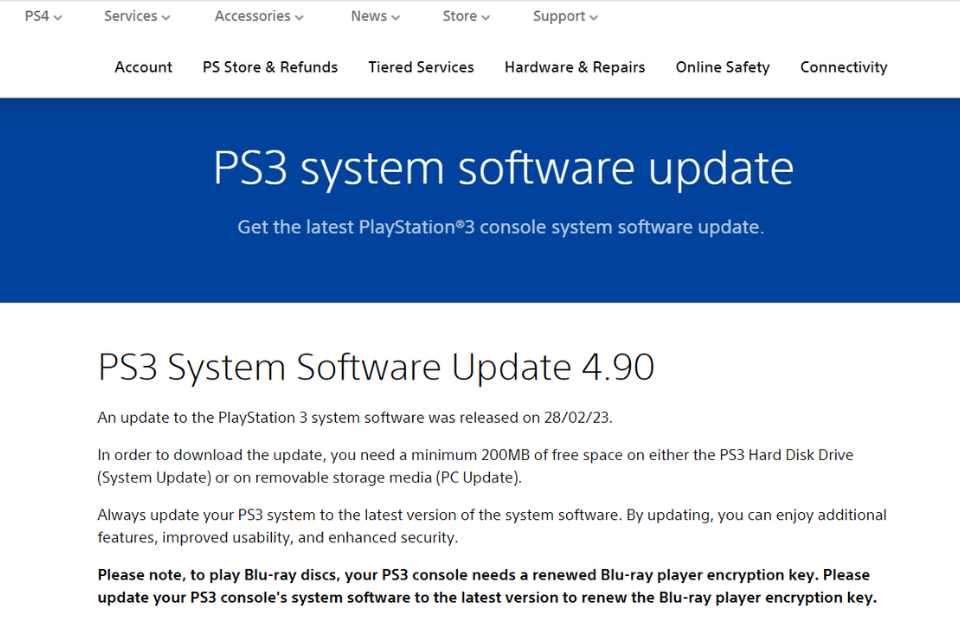 Tải về PlayStation 3 Firmware Update