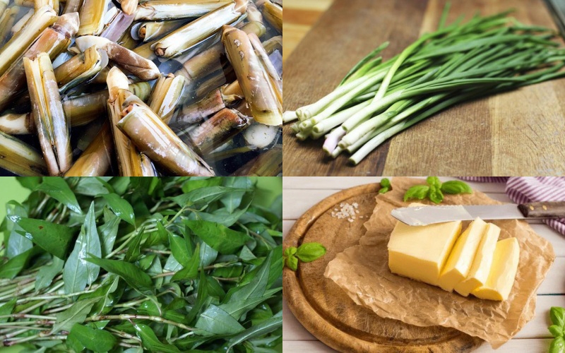 ốc móng tay nướng mỡ hành - ảnh 1