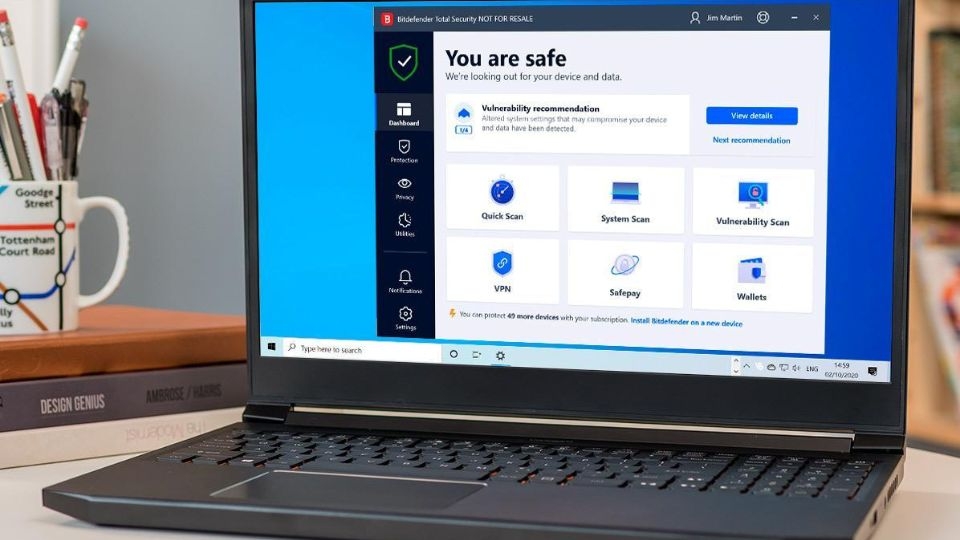 5. Quét virus và các phần mềm độc hại