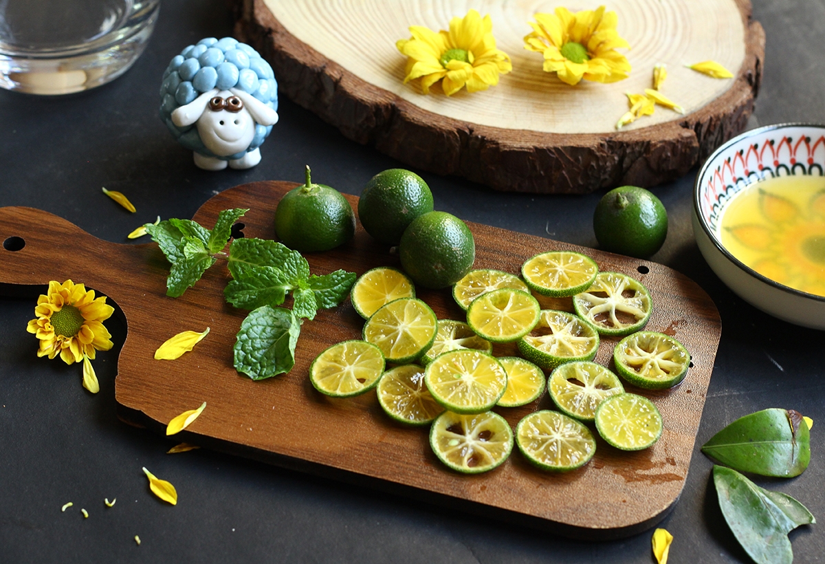 Cắt mỏng trái tắc