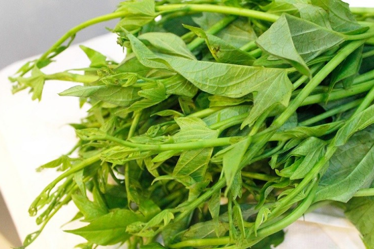 Cách nhặt rau lang