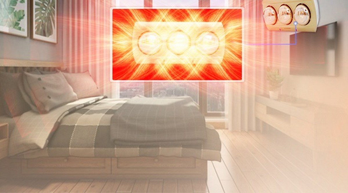 đèn hồng ngoại sưởi ấm - hình 1