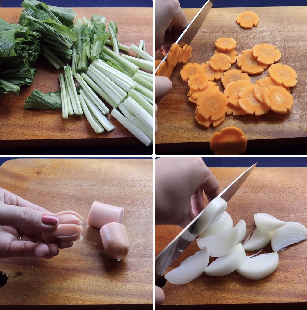 Cách làm nui xào xúc xích thơm ngon, hấp dẫn, cực kỳ đơn giản cho bữa sáng gọn lẹ9