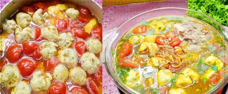 nấu riêu cua 04