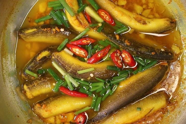 Thành phẩm món cá chạch thơm ngon