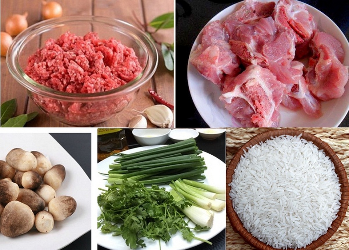 nấu cháo xương bằng nồi cơm điện - hình 1