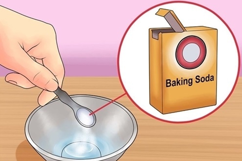 Dùng baking soda lấy dằm nhanh chóng.
