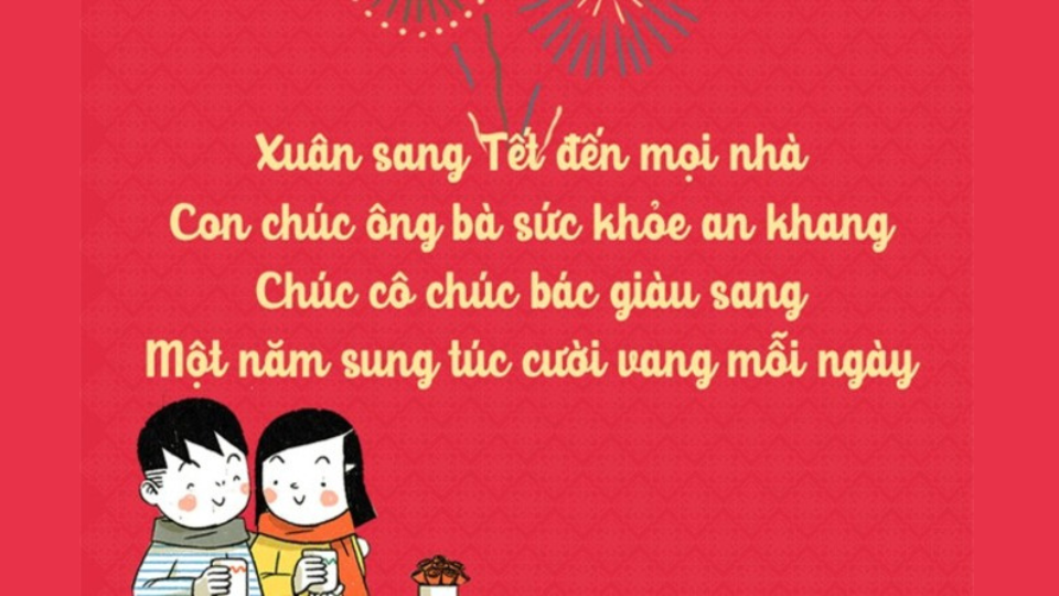 Cách viết thư chúc tết tặng ông bà, cha mẹ