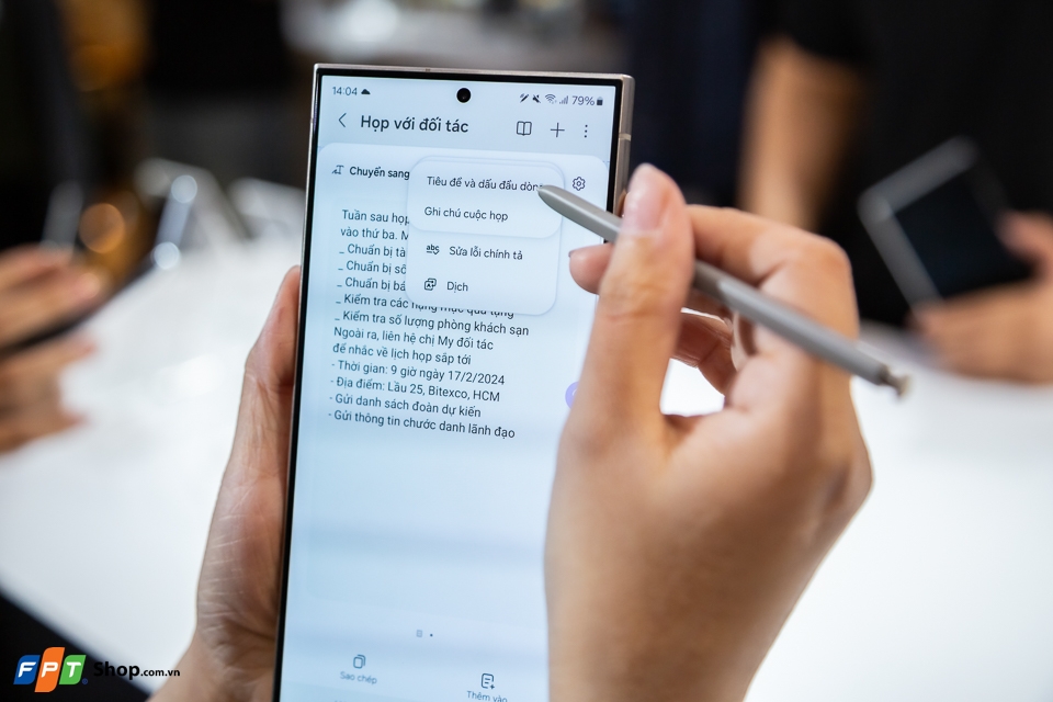 Trợ lý ghi âm và trợ lý Note