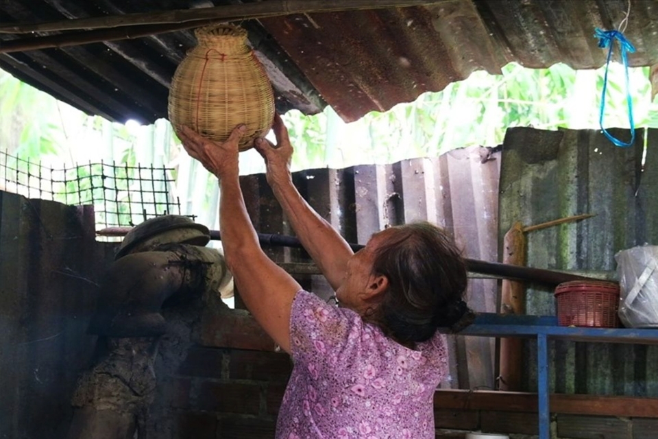 Ốc gác bếp có thể bảo quản được từ 1 - 2 năm.