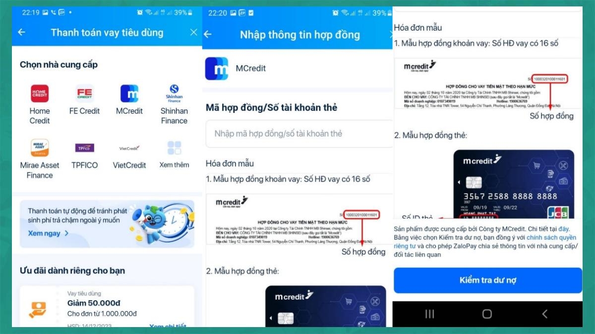 tra cứu khoản vay Mcredit - hình 11