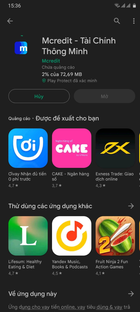 tra cứu khoản vay Mcredit - hình 5