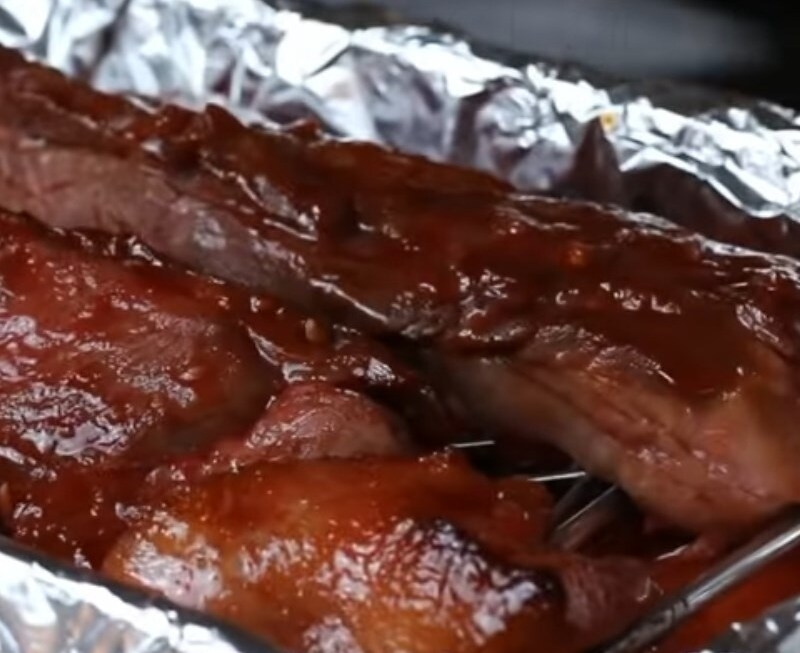 Nướng thịt xá xíu