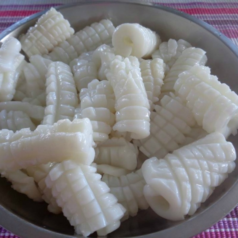 Tạo hình đẹp cho mực