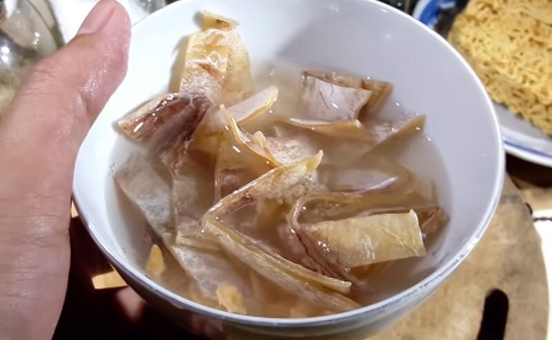 Ngâm tôm khô và mực khô