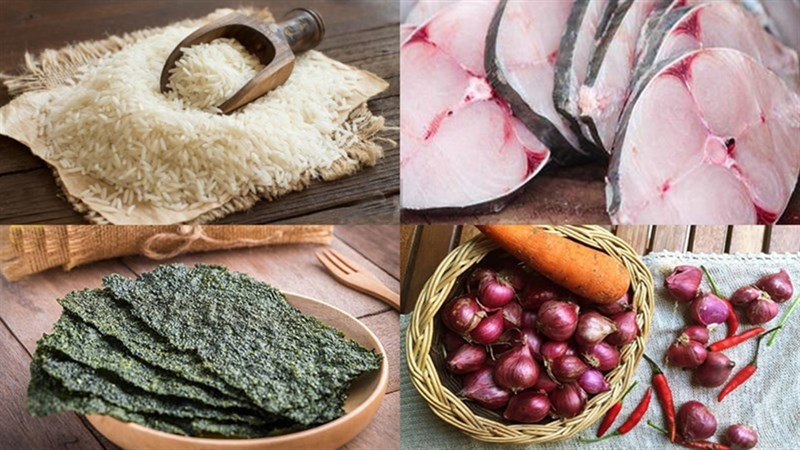 Chọn nguyên liệu nấu cháo cá bớp rong biển