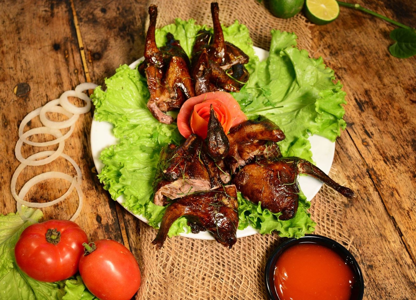 Bồ câu nướng mọi có vị ngon khó cưỡng