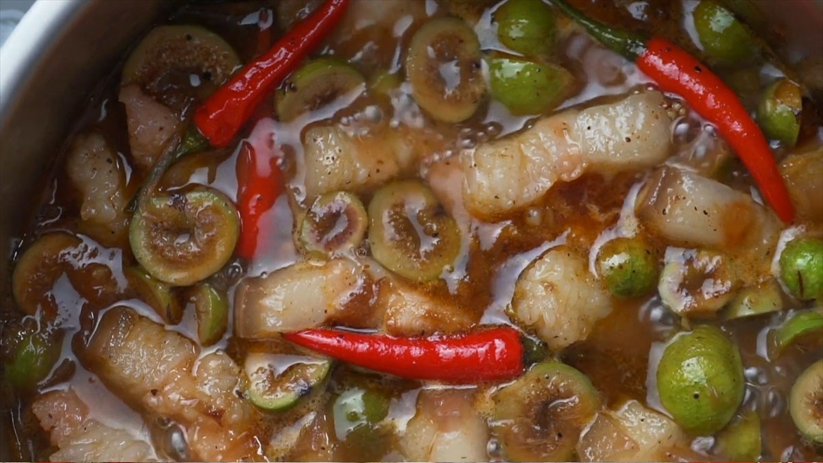 cách ăn quả sung xanh  - thịt kho sung xanh