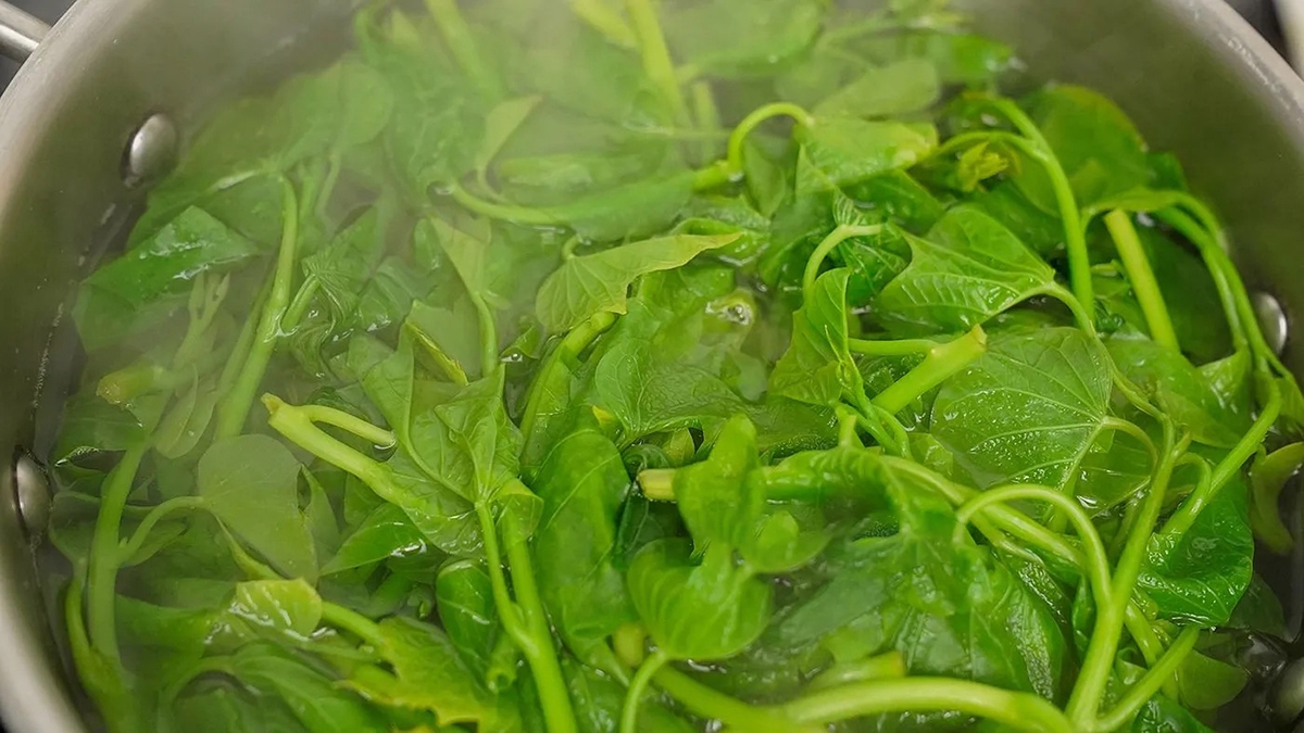 cách luộc rau lang - hình 4