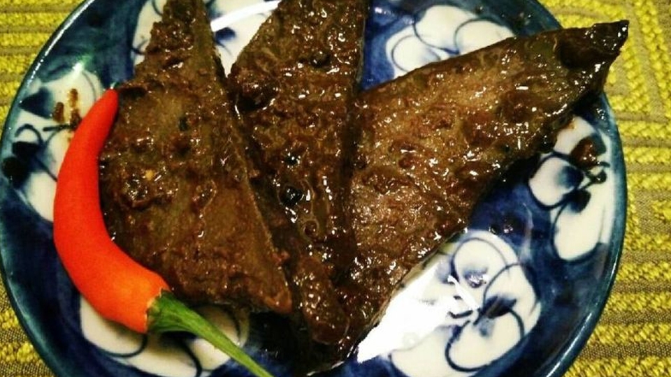 Gan bò rim mặn mặn cay cay cực đưa cơm