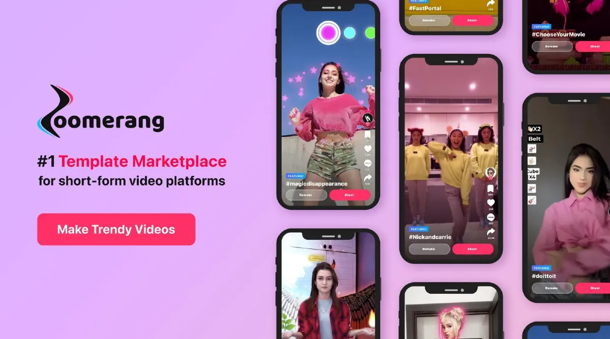 Một số công cụ chỉnh kích thước video TikTok - Zoomerang