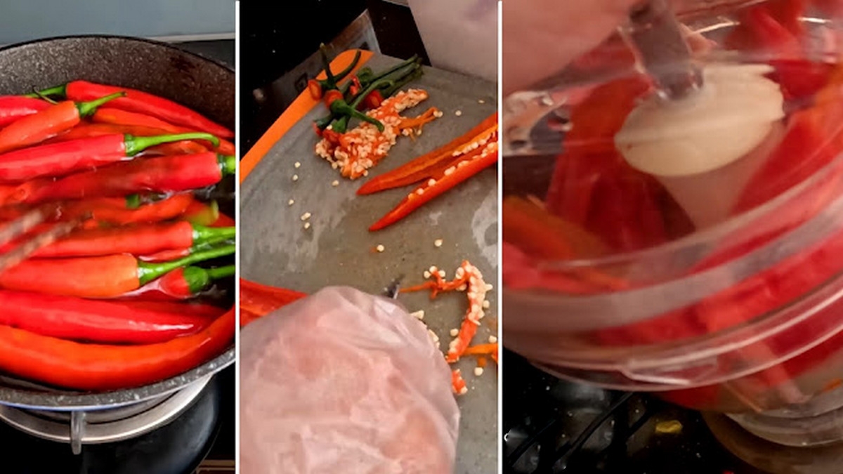 cách làm ớt rim ăn bánh tráng - hình 2