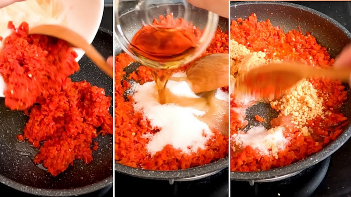 cách làm ớt rim ăn bánh tráng - hình 3