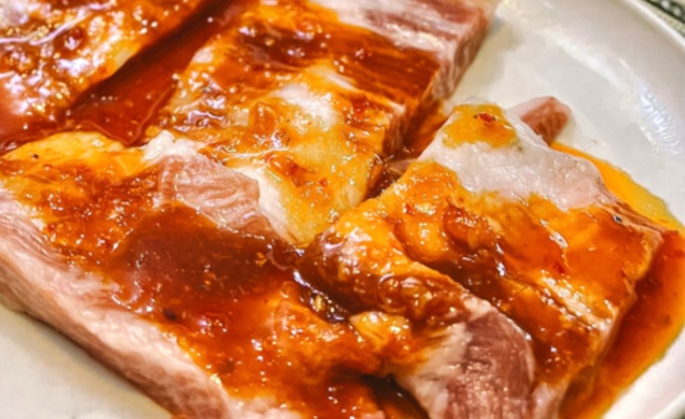 ướp nọng heo để nướng