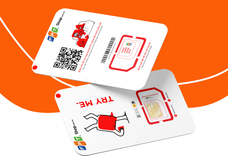 Hình ảnh thẻ SIM FPT đầy năng động và nổi bật
