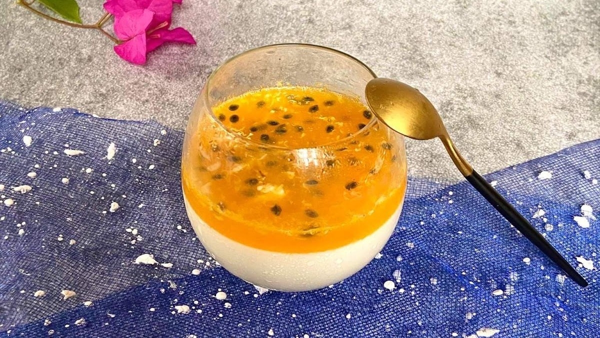 Panna cotta chanh dây