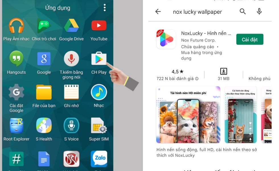 Cách tải Noxlucky
