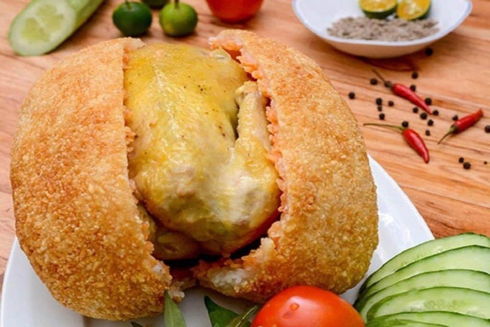 Cách làm gà bó xôi chiên phồng 8