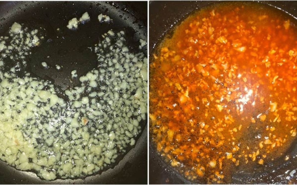 Bước 3: Tiến hành làm nước sốt