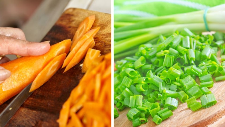Sơ chế các nguyên liệu khác