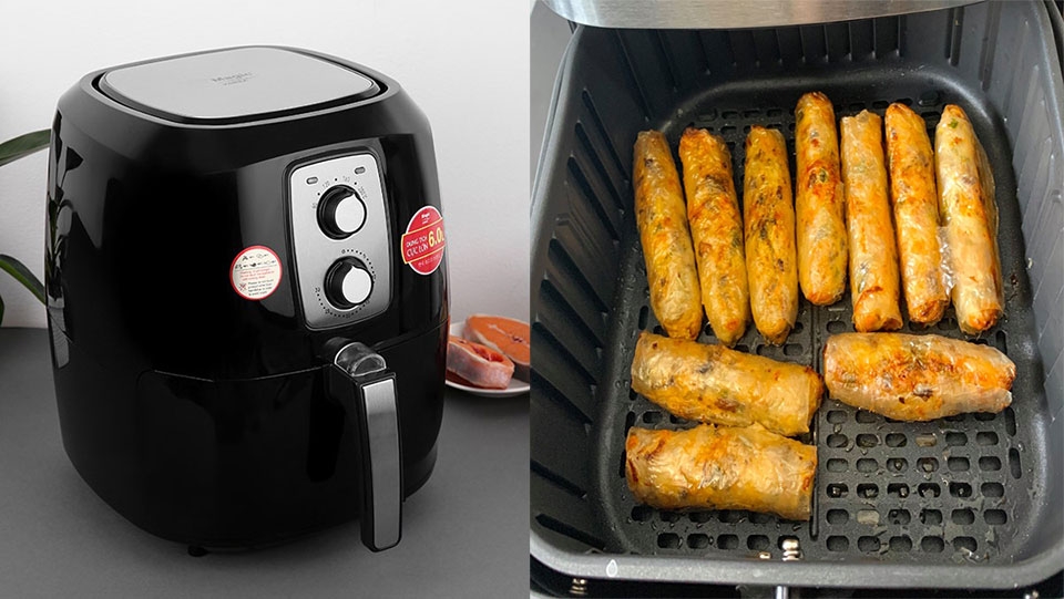 Sử dụng nồi chiên không dầu để giảm bớt calo