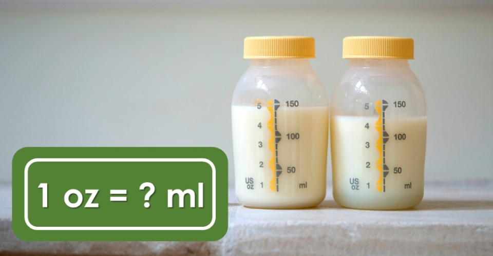 Quy ước chuyển đổi Ounce sang ml