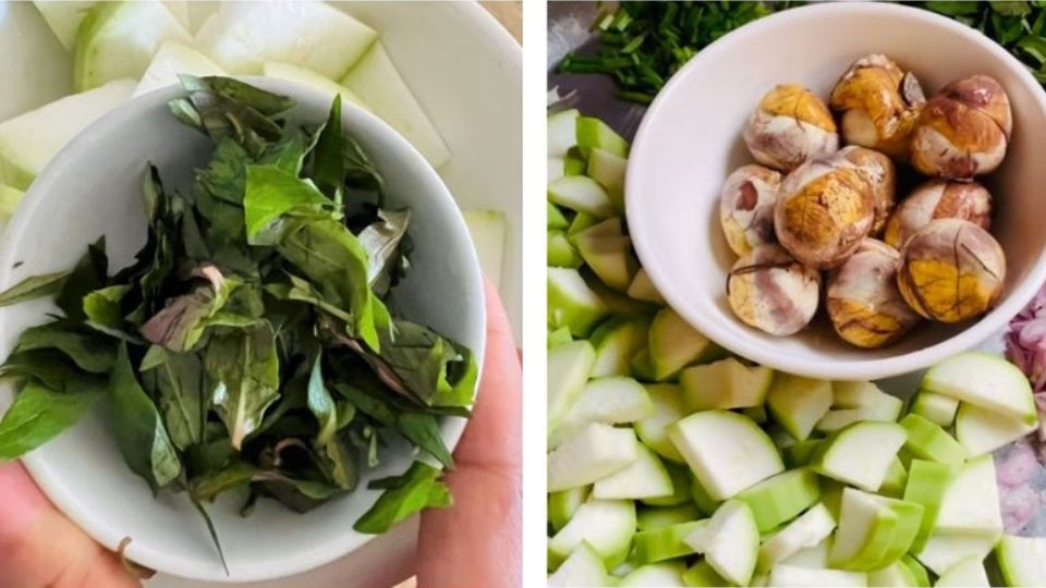 Sơ chế sẵn các nguyên liệu