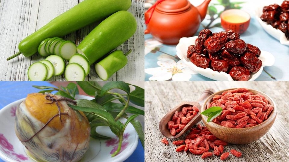 Trứng lộn um bầu kết hợp cùng táo đỏ, kỷ tử rất tốt cho sức khỏe