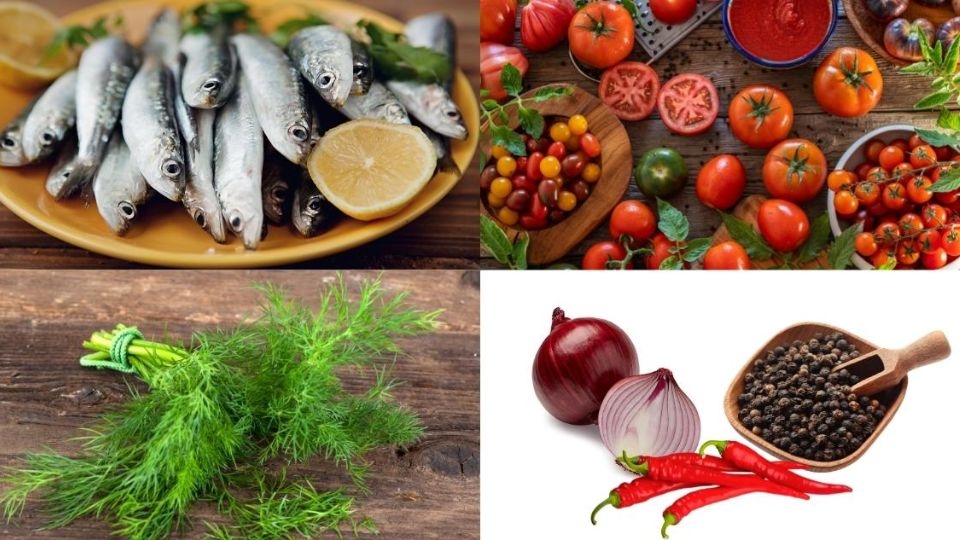 Chuẩn bị nguyên liệu kho cá nục bằng nồi áp suất