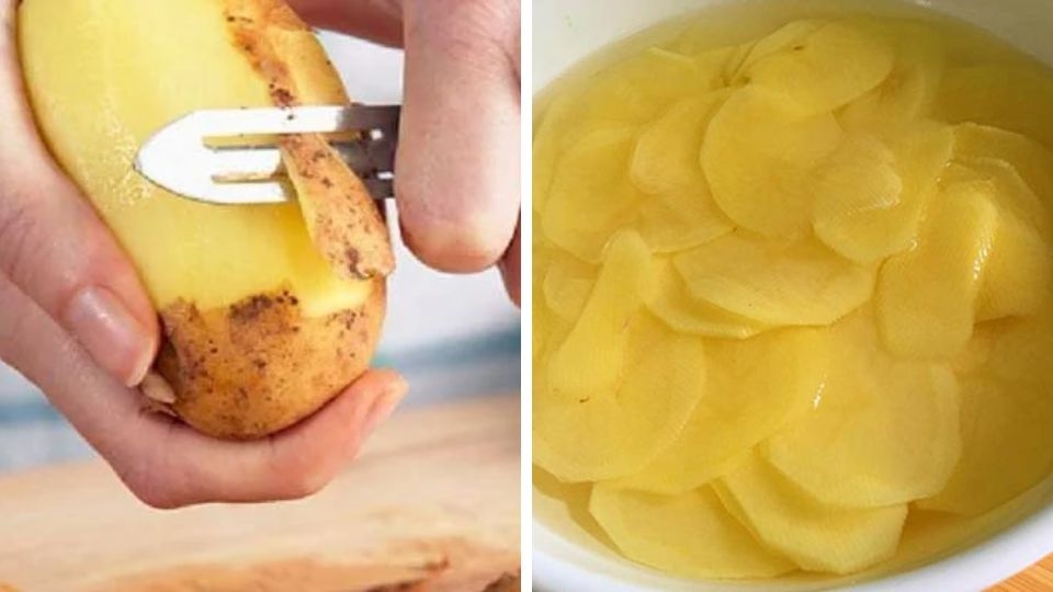 Sơ chế khoai tây