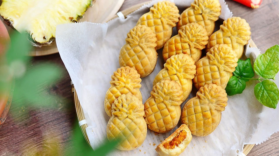 Bánh dứa là một món ăn ngon rất được yêu thích