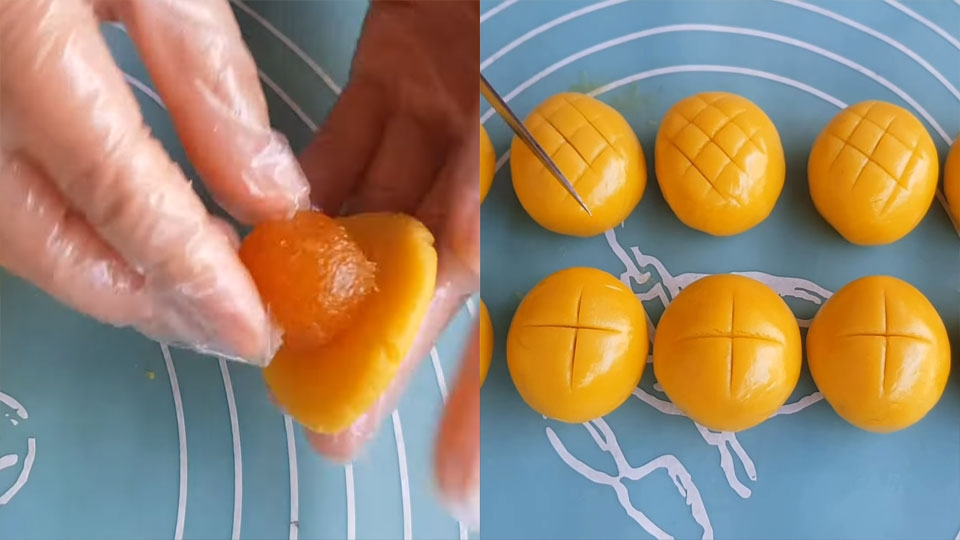 Tạo hình bánh dứa