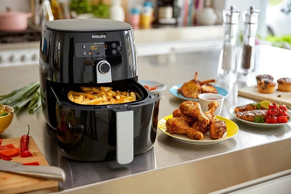 Hâm đồ ăn bằng nồi chiên không dầu 4