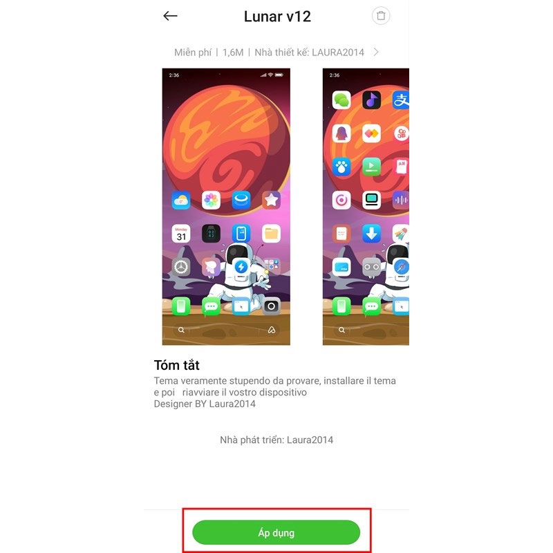 Cách cài theme, icon tết trên điện thoại hình 10