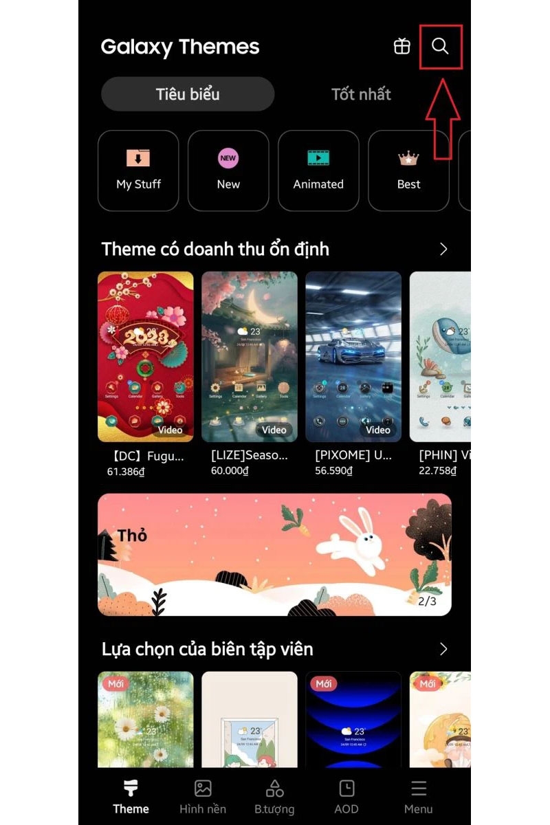 Cách cài theme, icon tết trên điện thoại hình 4